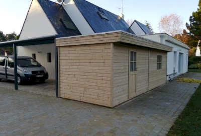 Abri de Jardin accolé 2 Abri de Jardin accolé par ABRIDIS